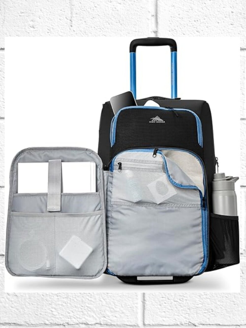NWT! High Sierra 22" Rolling Expandable Carry-On Luggage w/Padded Laptop Divider
